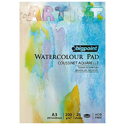 Suluboya Blok 200 Gram A3 - 25 Yaprak (Watercolour Pad)